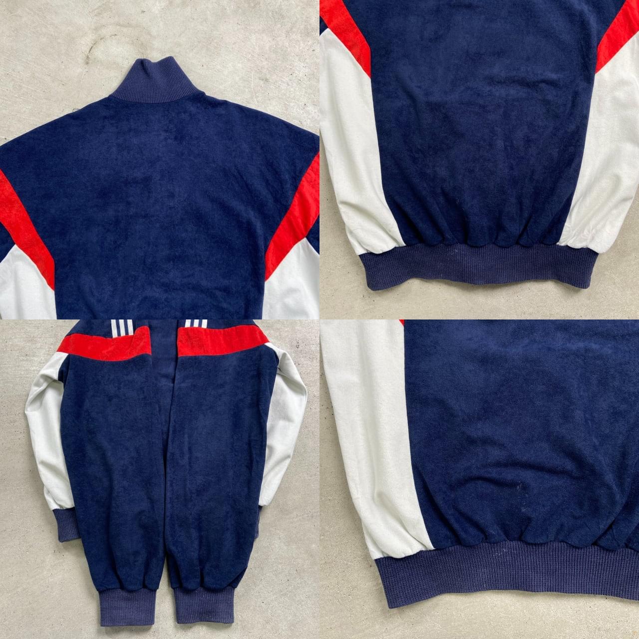 古着通販】70年代 フランス製 adidas アディダス ベロアジャージ