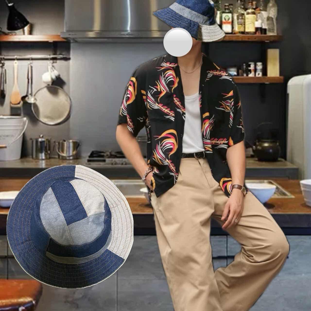 古着通販】90s select shop【特注1点物】crazy サイケパッチワークM65