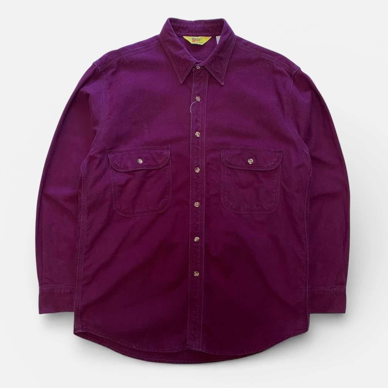 古着通販】80年代 Sears シアーズ ウール チェックシャツ オープン