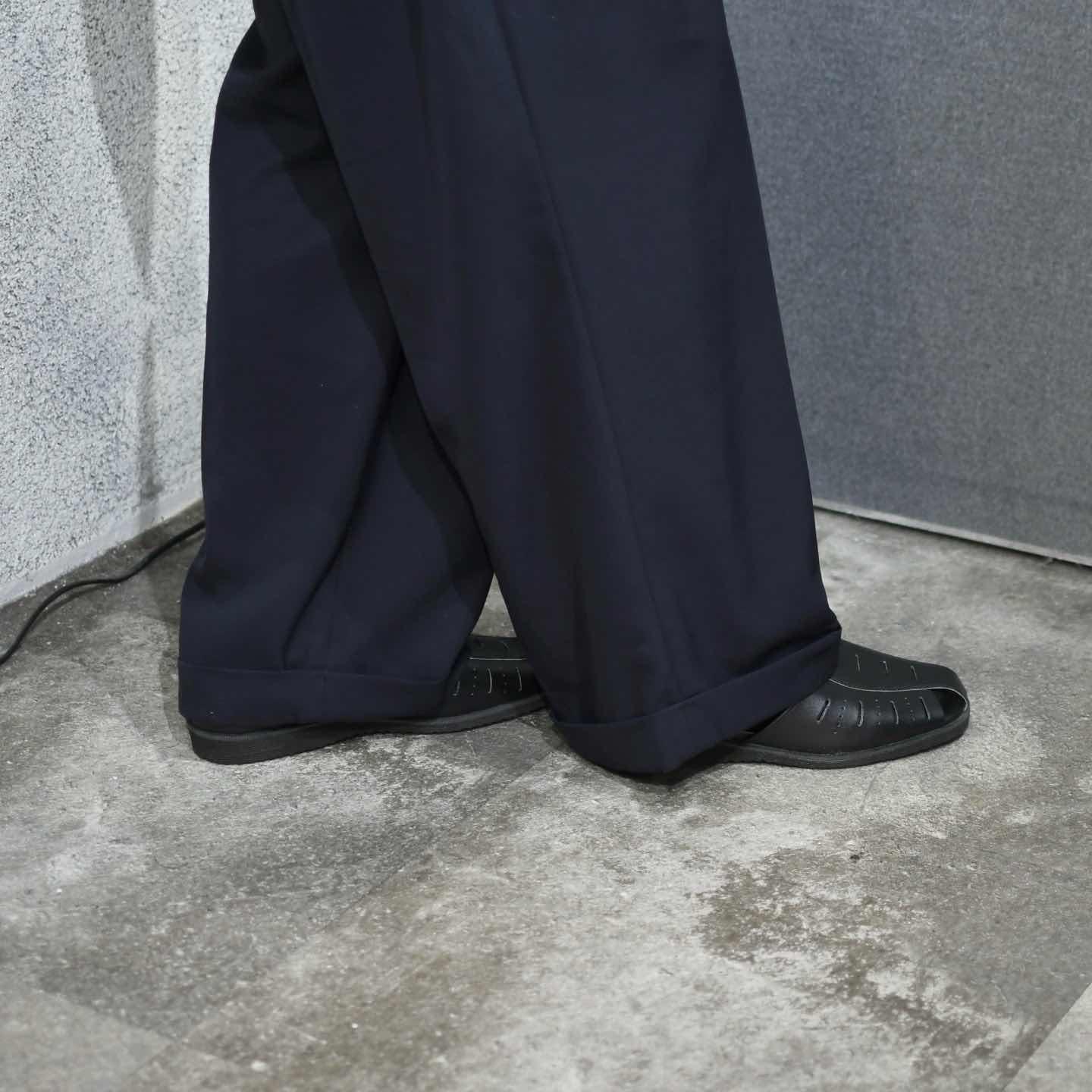 古着通販】古着 チェコ軍 デッドストック グルカサンダル ブラック PVC
