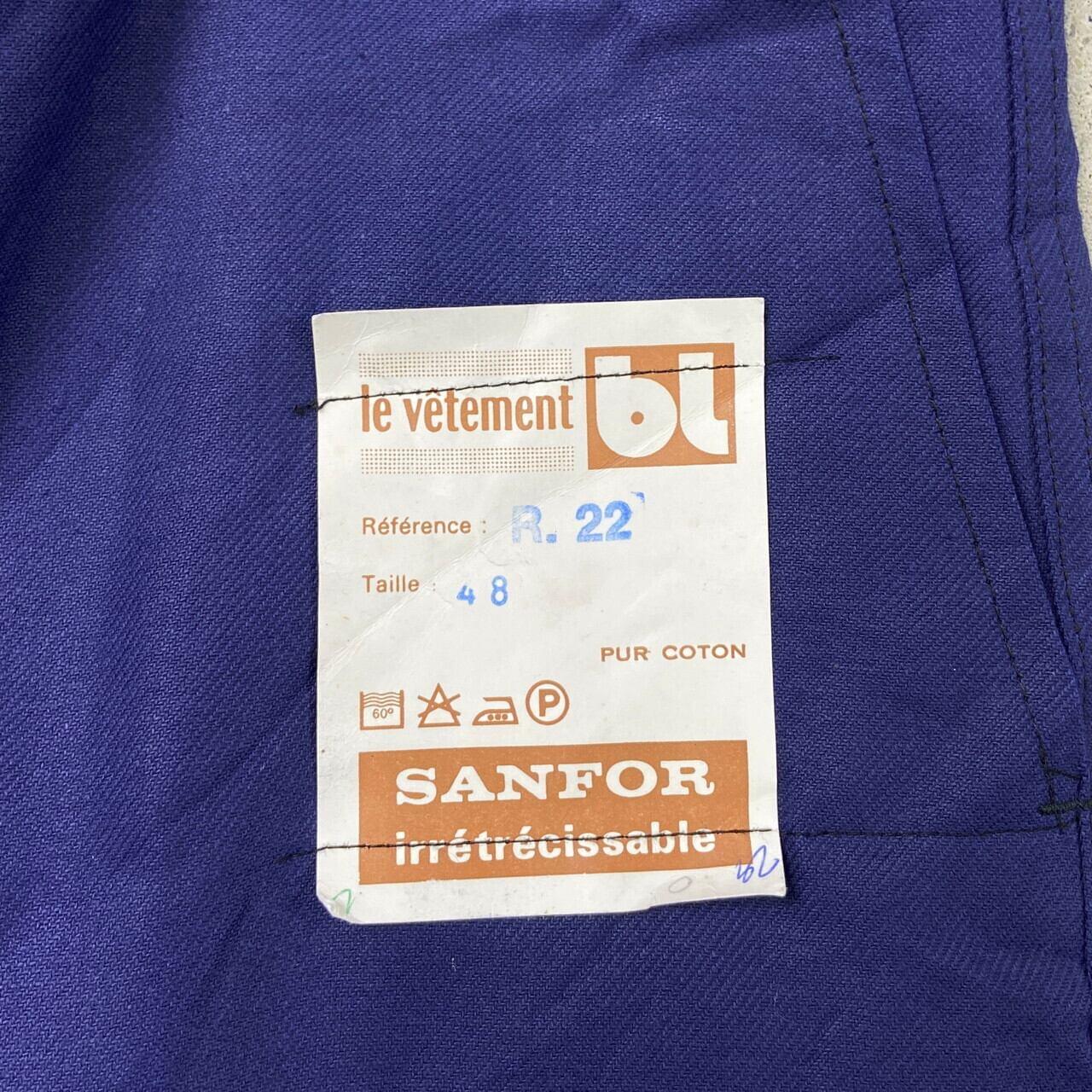 古着通販】60年代頃 DEADSTOCK NOS Le vetement SANFOR ユーロワーク